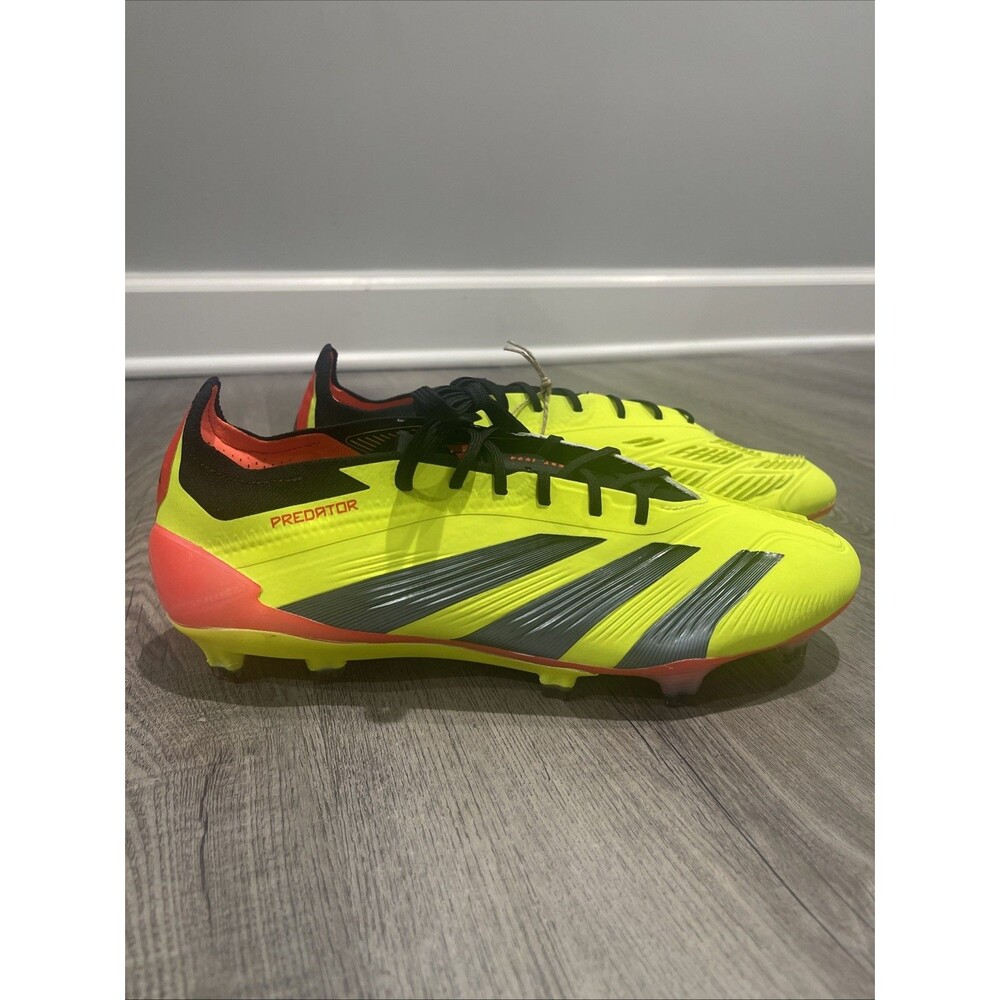 Adidas Men’s Predator Elite FG Soccer Yellow/Pink IF5441 Men’s Size 8